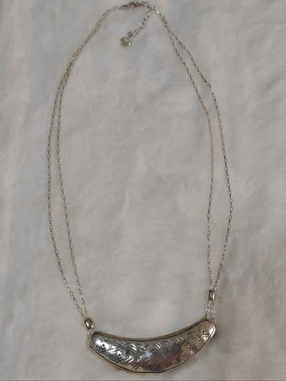 N2852 Silpada Lunar Necklace Sterling Silver.925